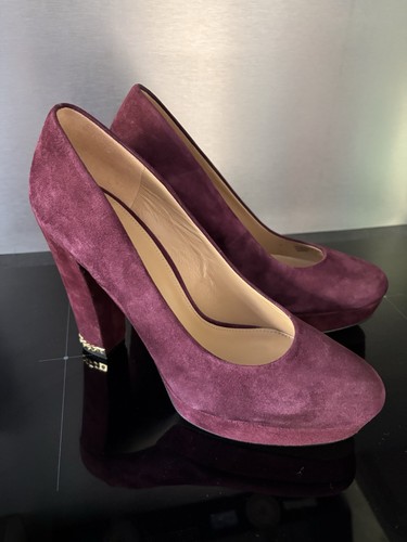 Michael kors burgundy suede - kors,