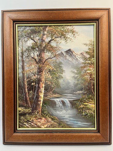 Vintage 52x41 signed forest - vintage,