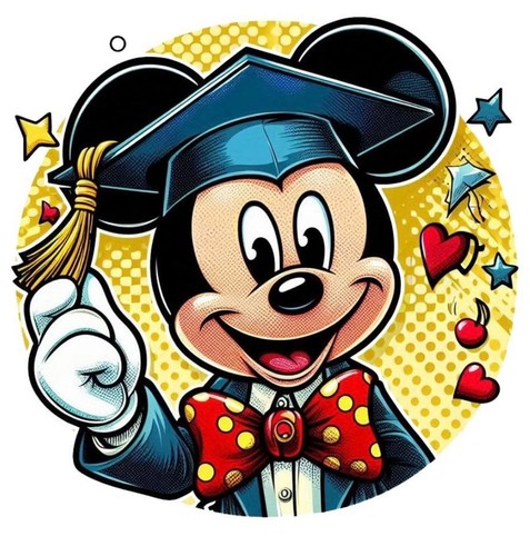 Mickey mouse cross - mickey,