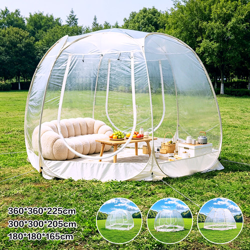 Pop bubble tent transparent - bubble,