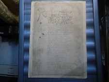 Antique Manuscript Document