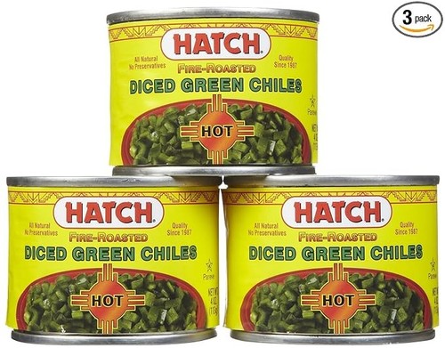 Hatch diced hot - hatch, green