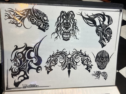 Vintage tribal tattoo flash - tribal,