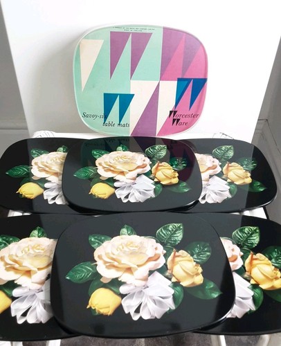 Worcester ware 50s placemats - worcester,