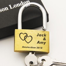 Personalised Love Lock