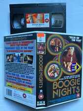 Boogie Nights  Burt Reynolds Mark Wahlberg RARE VHS Video  CERT 18  ex rental