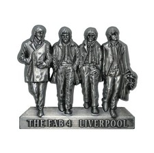 Beatles Fab 4 Statue Metal