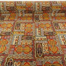 Heavy Upholstery Kenya Ethnic Africa Tribal Curtain Fabric Chatham Glyn Material