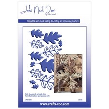 John Next Door Metal Dies - Oak Leaves - JND358 by Crafts Too