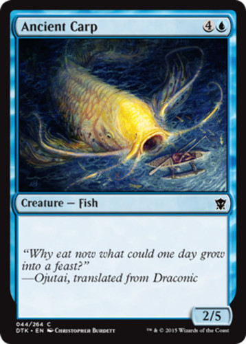Ancient carp foil dragons of - ancient,