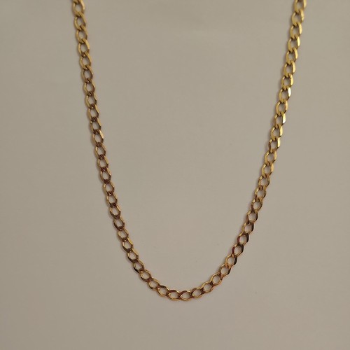 9ct fully hallmarked curb - 9ct,