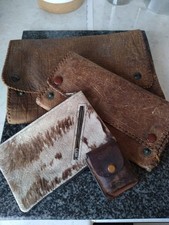 Antique Animal Skin/Snake/Fur Billfold/Purse/Wallet/Cigarette Lighter Case