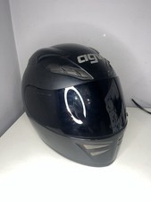 AGV Stealth Motorcycle Helmet Size M Matte Black