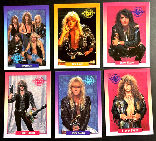 Warrant card lot rockcards - 6,