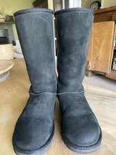 Uggs Classic Tall II Black Suede Boot, Uk 4