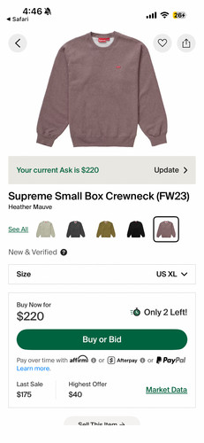 Supreme box logo - box, crewneck