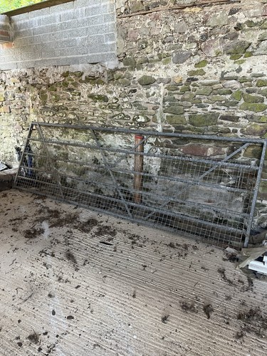 Galvanised farm gate - galvanised, 6