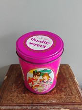 Vintage Mid Century Bright Pink Quality Street Tin Retro Sweet Box Mackintosh's