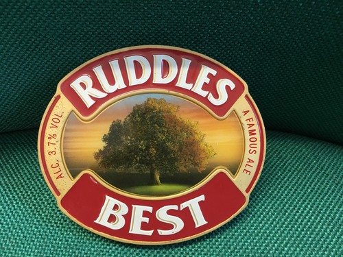 Ruddles best metal beer - ,