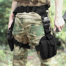 Tactical pistol drop leg thigh - tactical,