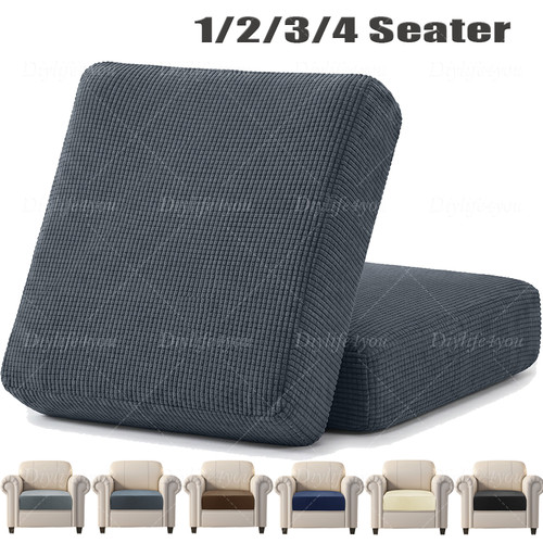 Jacquard sofa seat cushion - sofa,