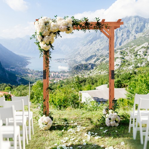 Wooden garden arbor - wooden,