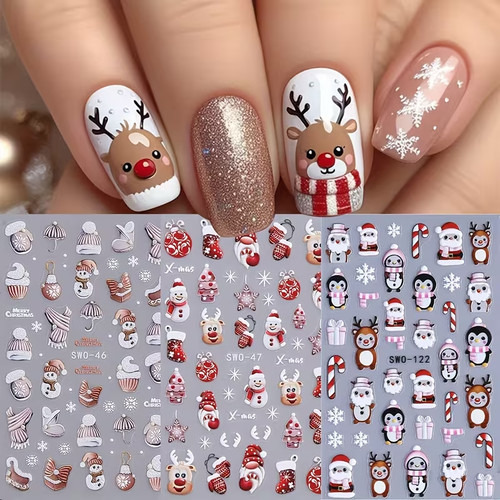 Nail art stickers decals - nail,