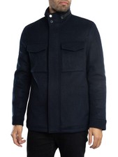 Ted Baker Men's Knowl Funnel Neck Field Jacket, Blue