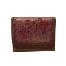 Auth ANNA SUI - Pink Leather