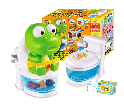 Pororo crong toilet - toilet, education
