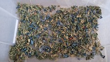 Huge Collection Of Vintage Plastic Soldiers Matchbox/Airfix style.
