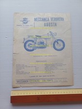 1953 MV Agusta 125 Pullman Original Italian Leaflet