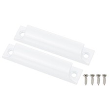 Window Sash Lift Handle 3", 2 Pcs Hole Center Drawer Push Pull Handle White