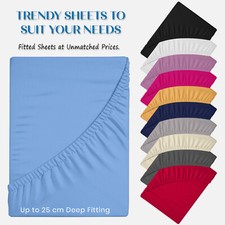100% Poly Cotton Bed Sheets