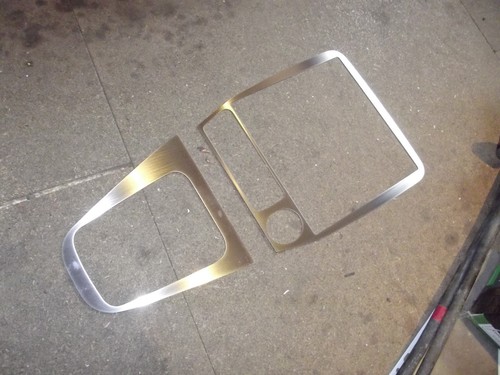 Radio frame and gear lever