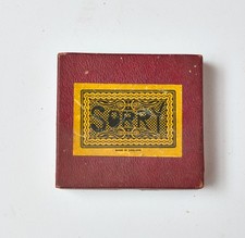 Vintage Sorry Card Game Cards