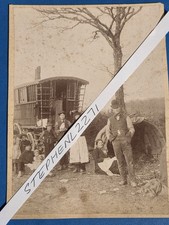 Orig Victorian Photograph GYPSY FAMILY GIPSIES UNLOCATED ENGLAND SOCIAL HISTORY