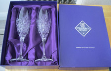 2x Edinburgh Crystal Duet