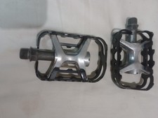 MKS  Bicycle Pedals LITE  Alloy Platform made in Japan Black Silver