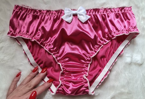 Pink glossy silky - glossy, soft
