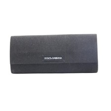 DOLCE & GABBANA AUTHENTIC EYEGLASSES GLASSES OPTICAL LARGE BLACK CASE ONLY D&G