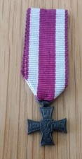 Polish Miniature Dress Medal WW2 Cross Of Valour