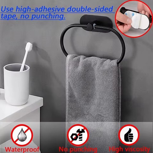 Bathroom towel ring - towel,
