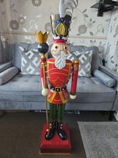 Gaint Nutcracker Christmas  Decoration, 120cm, with 22 warm led lights. Indoor.