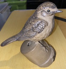 Poole Pottery Bird On Flowerpot 