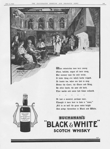 Buchanan black white - buchanan's, &