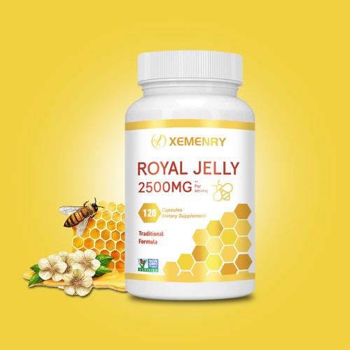 Royal jelly capsules 2500mg - jelly,