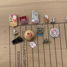 Joblot Vintage Russian Badges