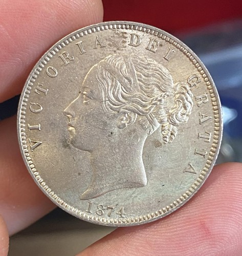 1874 silver halfcrown - 1874,