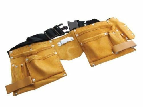 Leather builders tool belt - builders,